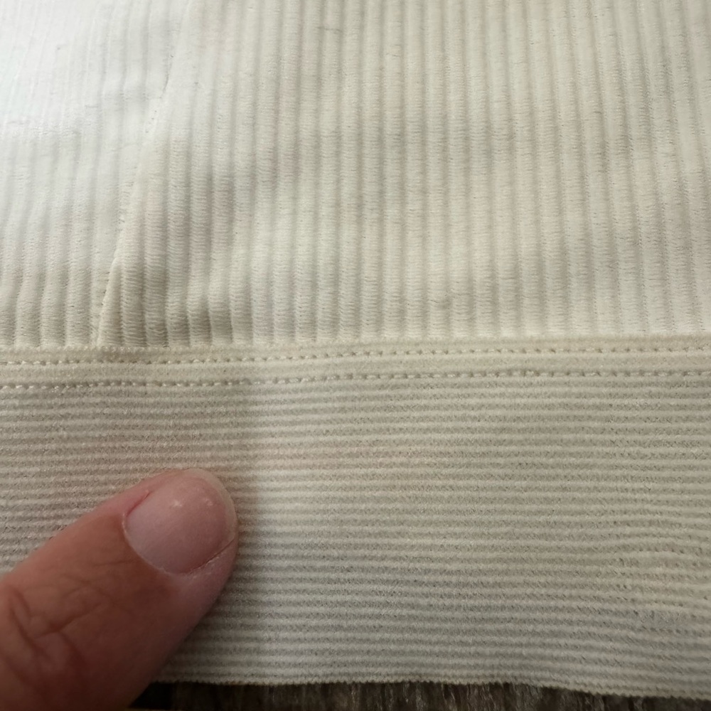 Frankie’s Bikinis Drew Top. White. Small. Ribbed - Picture 8 of 16